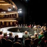 Na scenie Teatru Śląskiego zorganizowano pierwszą odsłonę Śląskiego Stołu - galeria