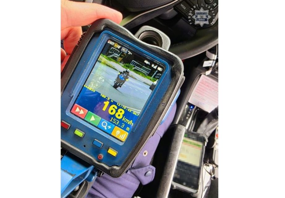 Motocyklista przekroczył prędkość o 118 km/h. Kierowca stracił prawo jazdy - galeria