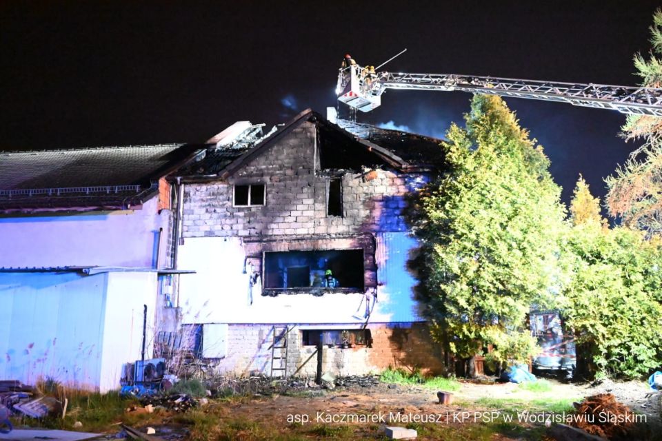 Tragiczny pożar w Pszowie. Nie żyje pięć osób - galeria