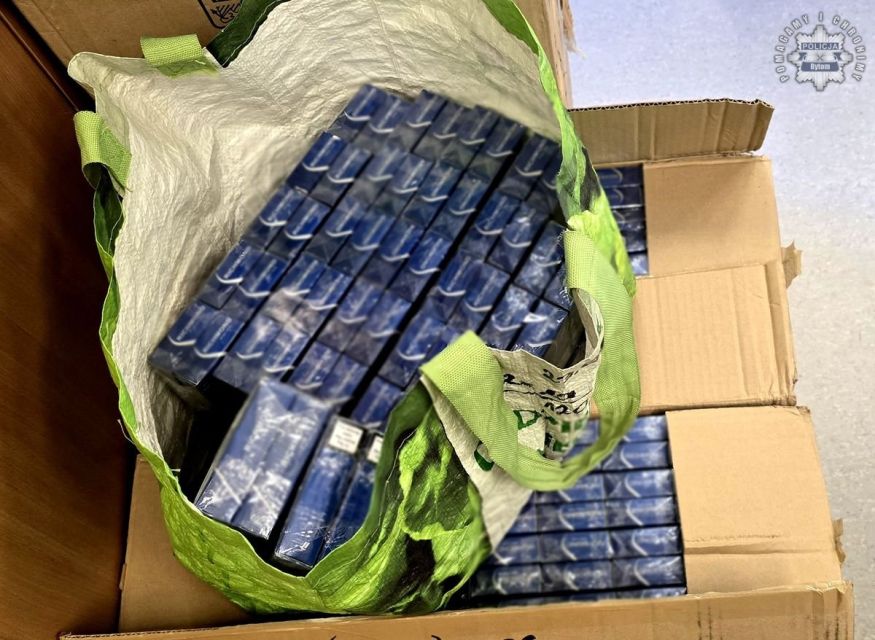 69-latek wpadł z tysiącami nielegalnych papierosów - galeria