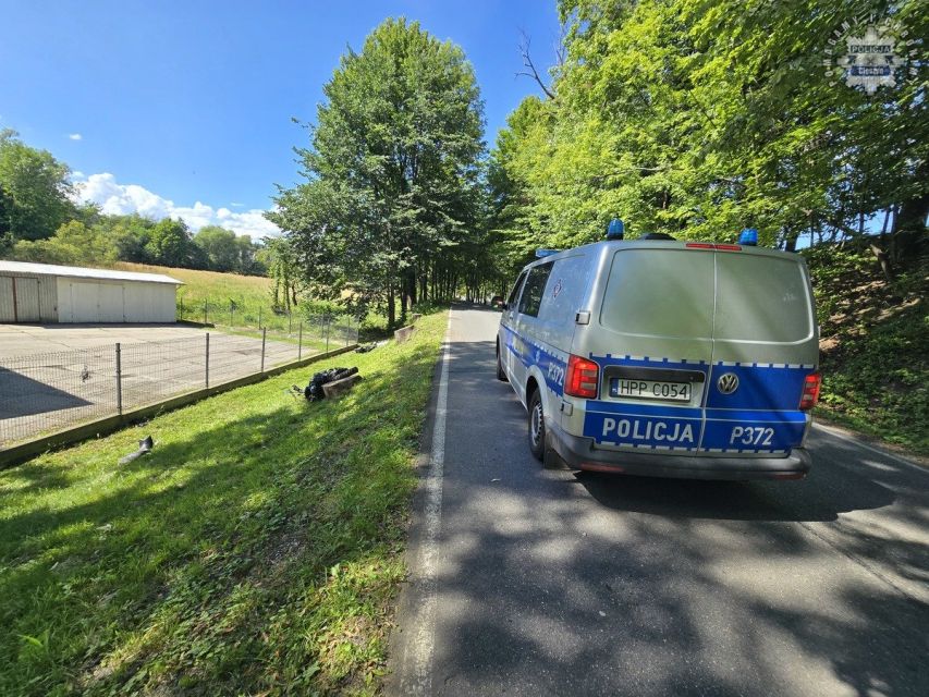 Tragiczny wypadek na ul. Cieszyńskiej. Nie żyje młody motocyklista - galeria