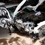 Nietrzeźwy kierowca forda uderzył w drzewo w Bytomiu – trafił do szpitala - galeria