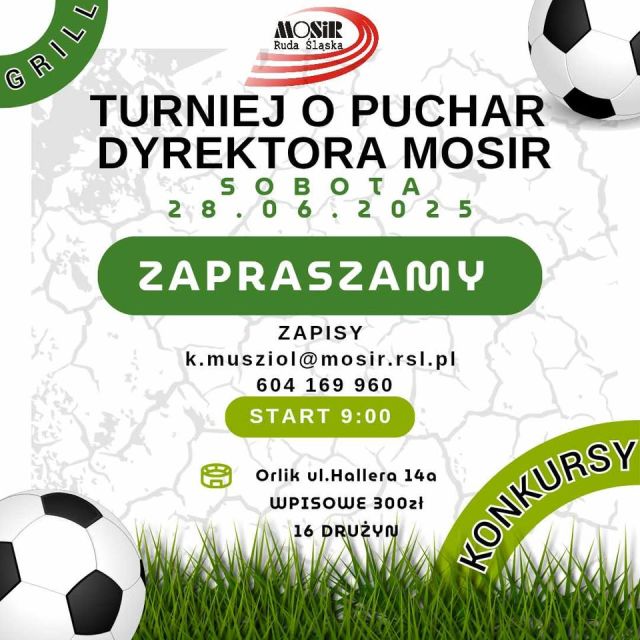 I Turniej Piłkarski o Puchar Dyrektora Miejskiego Ośrodka Sportu i Rekreacji w Rudzie Śląskiej. - galeria
