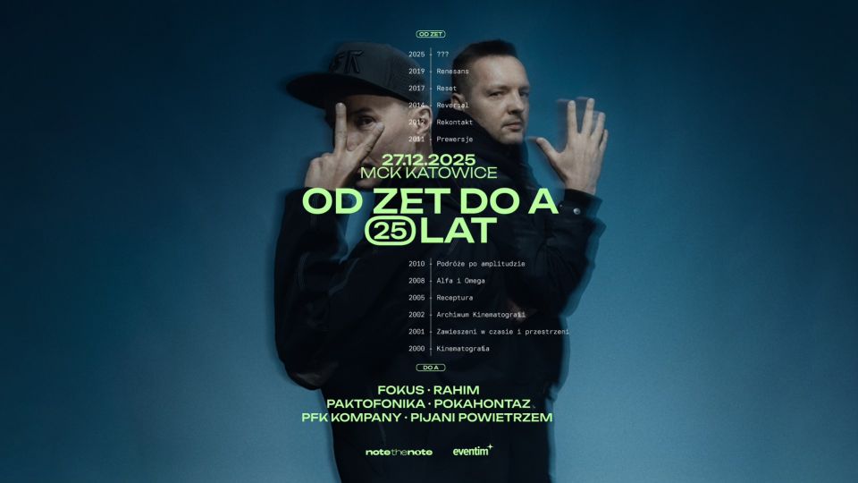 OD ZET DO A. 25 LAT - FOKUS, RAHIM, PAKTOFONIKA, POKAHONTAZ, PFK KOMPANY, PIJANI POWIETRZEM - galeria