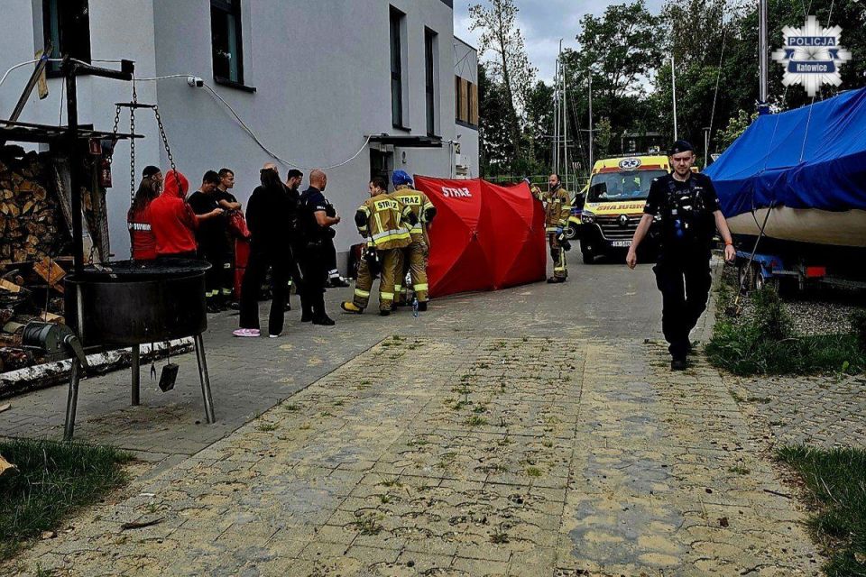 Tragedia nad zbiornikiem Morawa w Katowicach: Utonął 31-latek - galeria