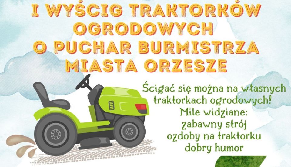 Wyścig Traktorków Ogrodowych o Puchar Burmistrza - galeria