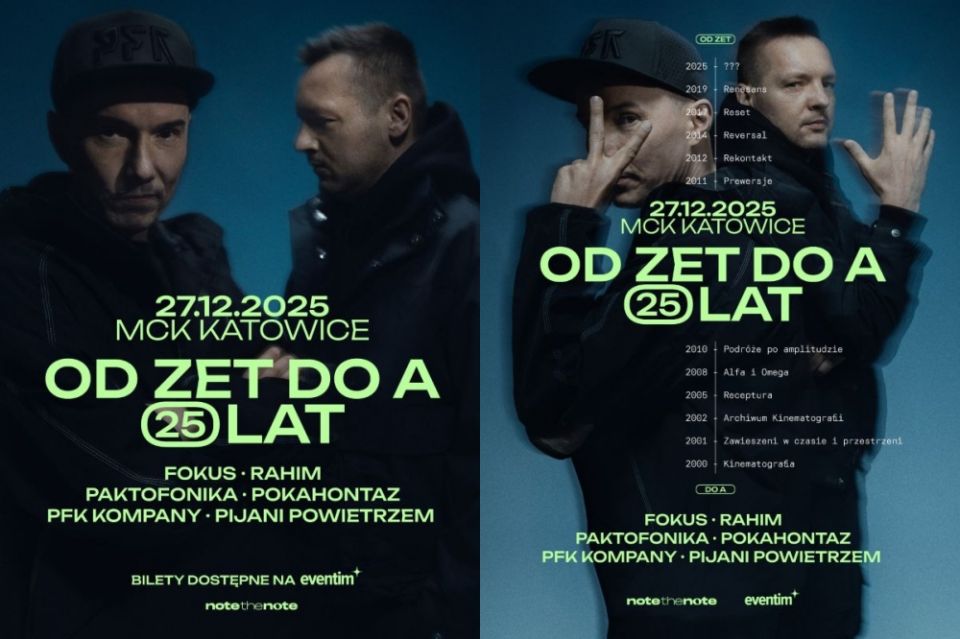 Od Zet do A: 25 lat pasji - wyjątkowy koncert Fokus & Rahim w MCK Katowice - galeria