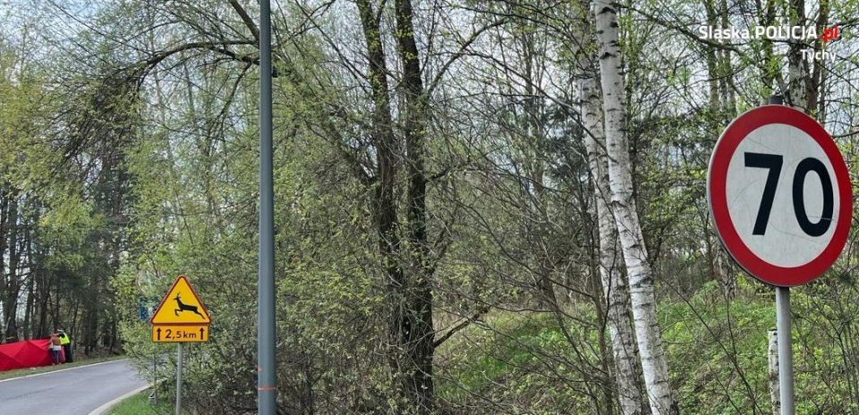 Śmiertelny wypadek w Tychach. Nie żyje motocyklista! - galeria