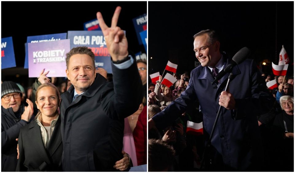 Wybory prezydenckie 2025: Trzaskowski i Nawrocki powalczą w II turze - galeria