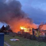 Pożar budynków gospodarczych w Dąbrowie Górniczej! - galeria