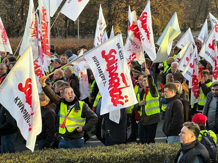 Protest na Śląsku: Przemysł, miejsca pracy i sprzeciw wobec Zielonego Ładu - galeria
