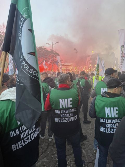 Protest na Śląsku: Przemysł, miejsca pracy i sprzeciw wobec Zielonego Ładu - galeria