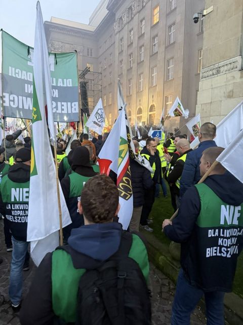 Protest na Śląsku: Przemysł, miejsca pracy i sprzeciw wobec Zielonego Ładu - galeria