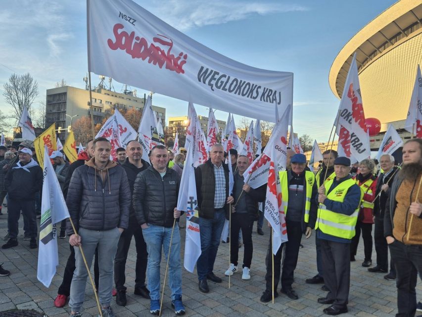 Protest na Śląsku: Przemysł, miejsca pracy i sprzeciw wobec Zielonego Ładu - galeria