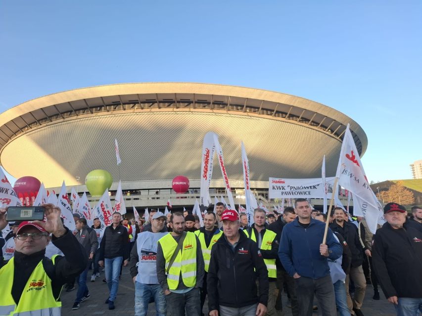 Protest na Śląsku: Przemysł, miejsca pracy i sprzeciw wobec Zielonego Ładu - galeria