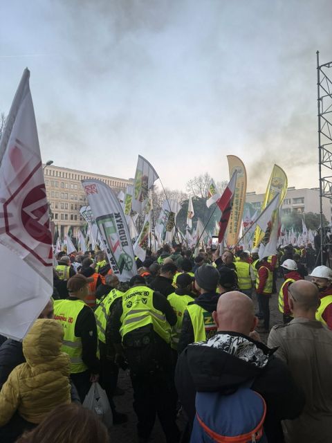 Protest na Śląsku: Przemysł, miejsca pracy i sprzeciw wobec Zielonego Ładu - galeria