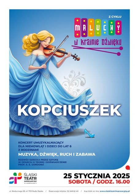 MALUCHY W KRAINIE DŹWIĘKU - "Kopciuszek" - koncert umuzykalniający dla niemowląt i dzieci - galeria