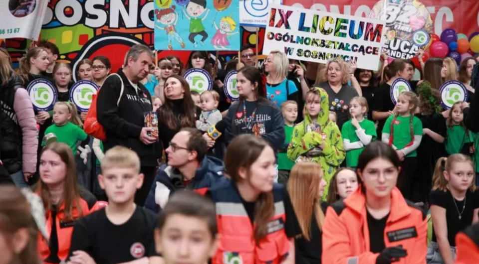 Tak mieszkańcy Sosnowca bawili się podczas 32. Finału WOŚP w minionym roku/fot. Mariusz Binkiewicz