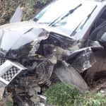 Rybnik: Pijany 35-latek wjechał w ogrodzenie posesji. Po wszystkim uciekł pieszo z miejsca zdarzenia. - galeria