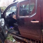 Rybnik: Pijany 35-latek wjechał w ogrodzenie posesji. Po wszystkim uciekł pieszo z miejsca zdarzenia. - galeria